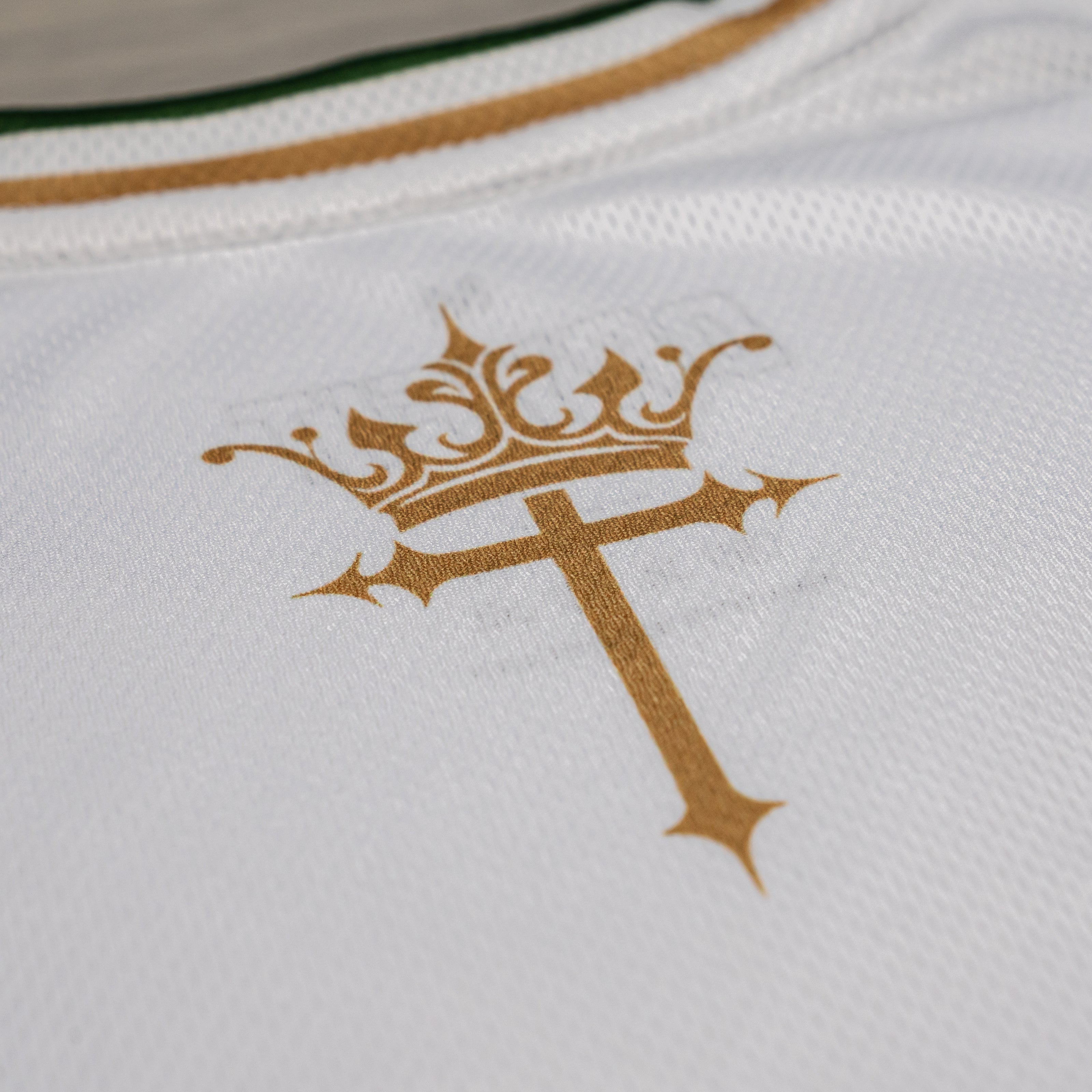 Gold crown and cross