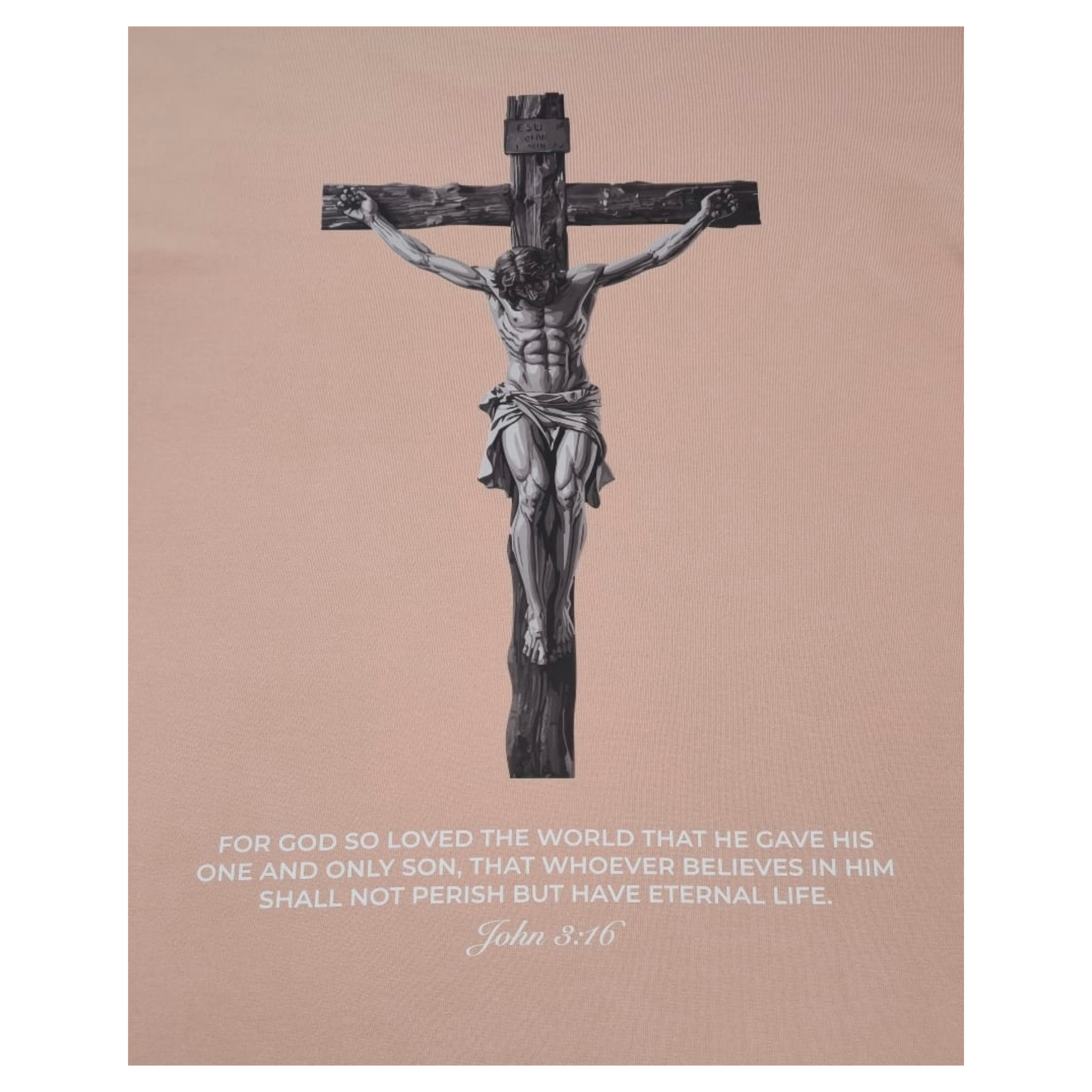 Jesus Crucifixion and John 3:16 scripture