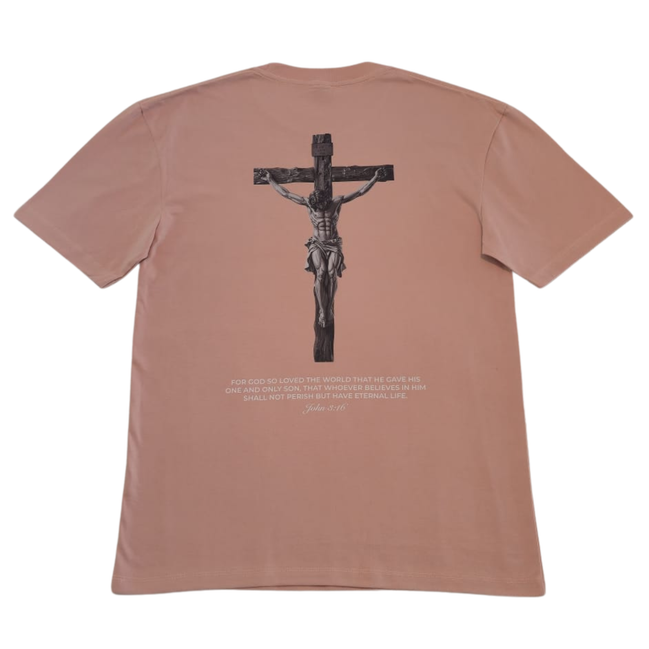 Jesus on the cross with John 3:16