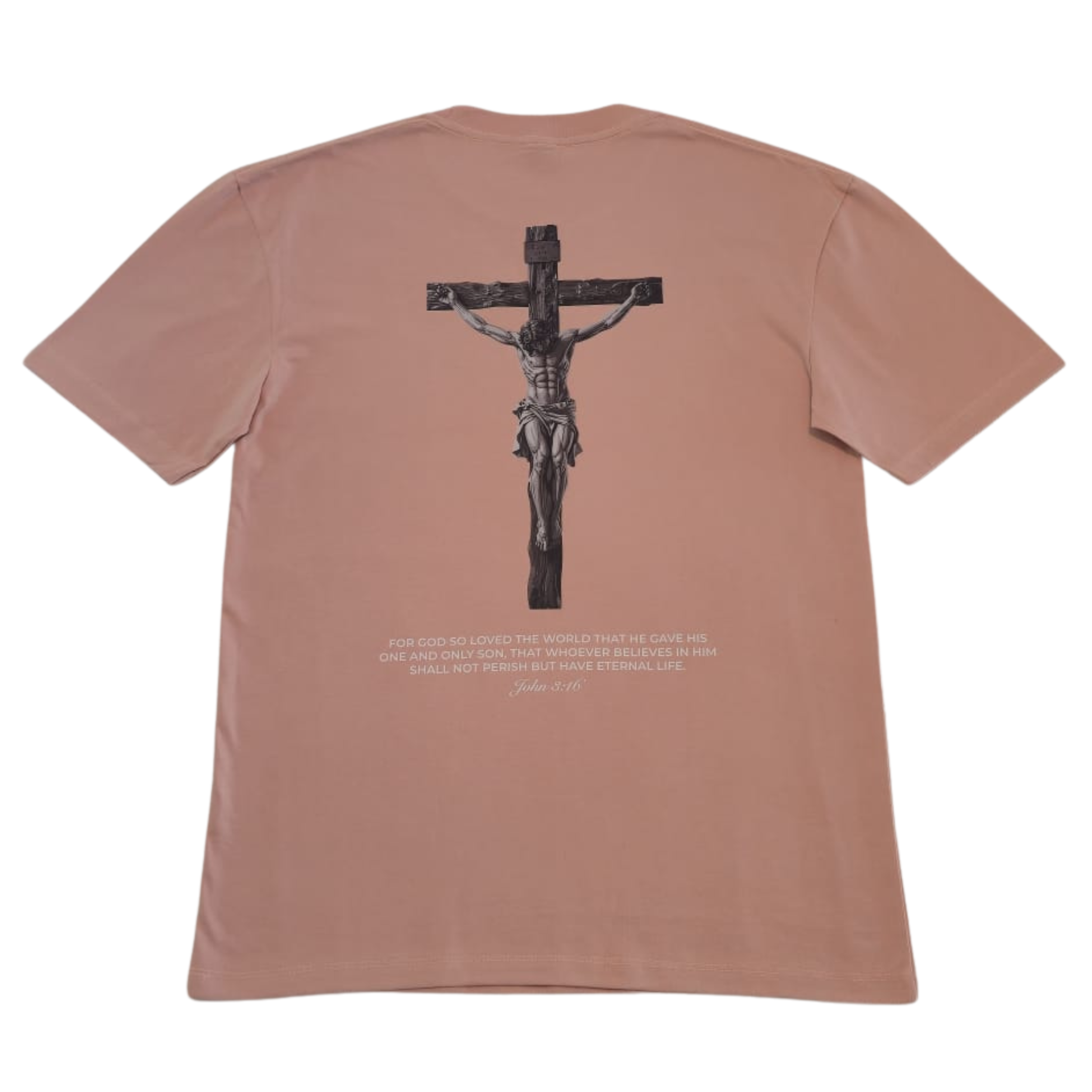 Jesus on the cross with John 3:16