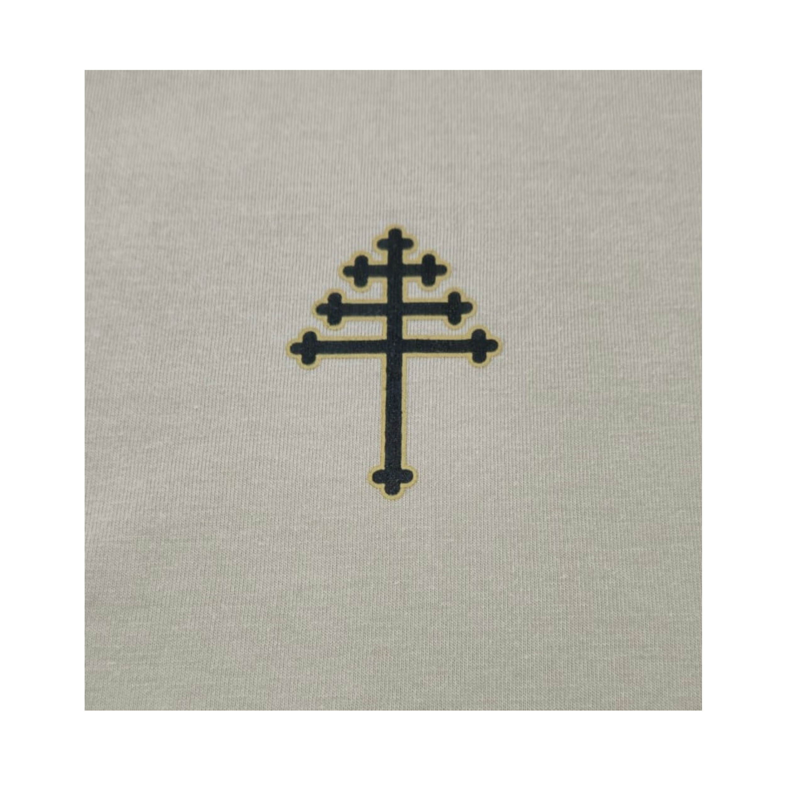 Maronite cross black and gold