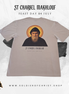 T-shirt with St Charbel Makhlouf graphic 